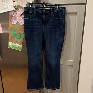Madewell Dark Blue Ankle Jeans